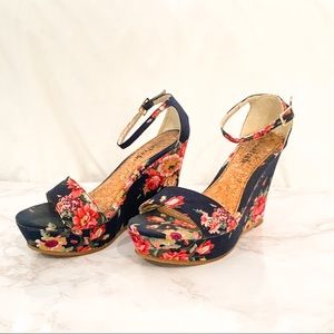Charming Charlie Flower Wedges